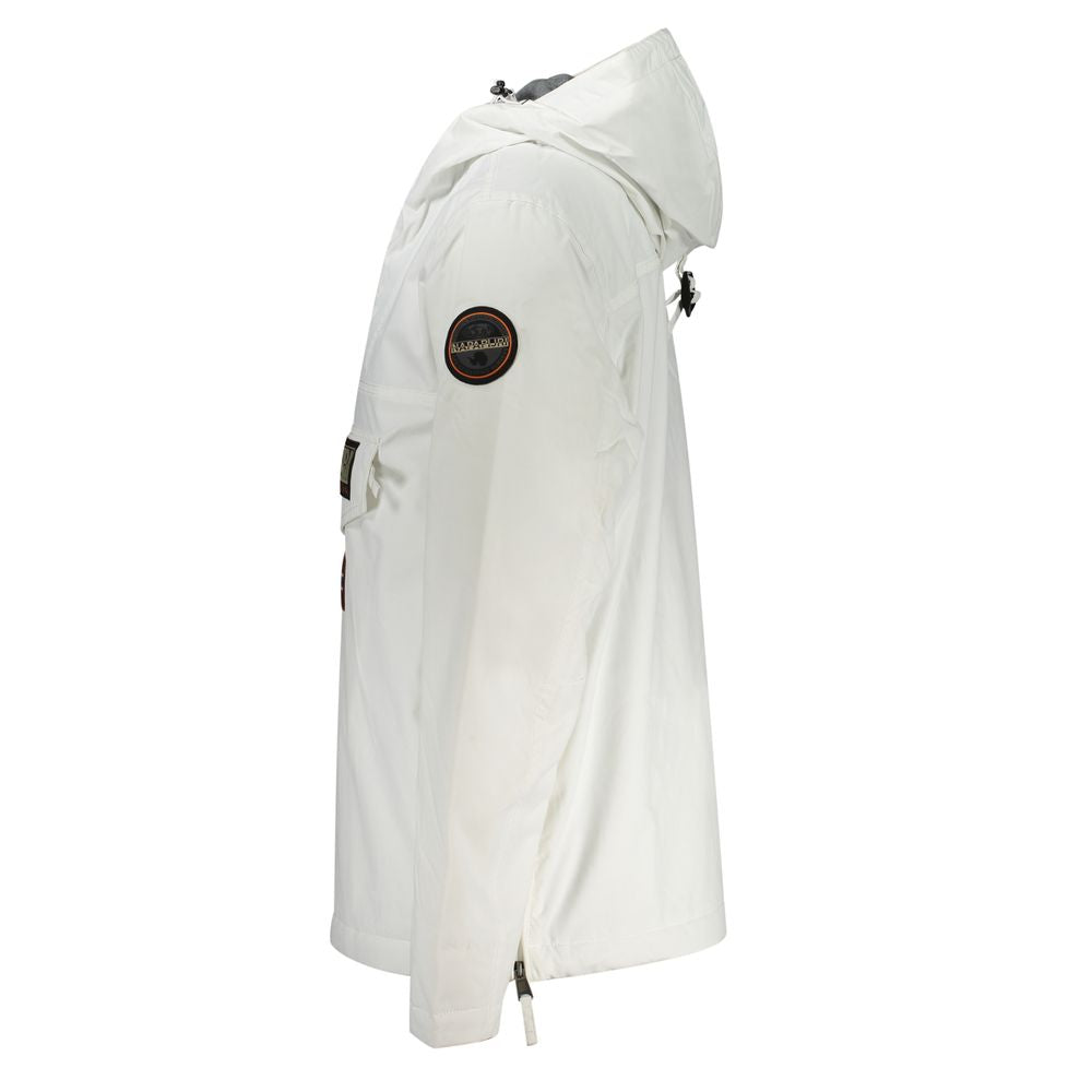 Napapijri Weiße Polyamid Herren Jacke